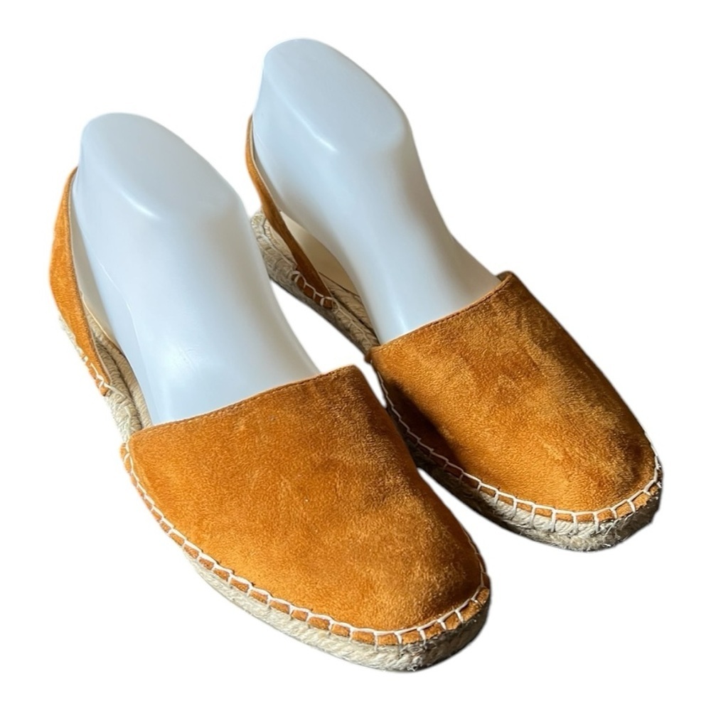 Zara Basic Chic Suede Espadrille Slingback Flats … - image 4